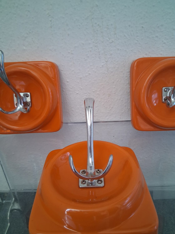 Image 1 of 3 x Space Age Coat Hook 1970s Vintage