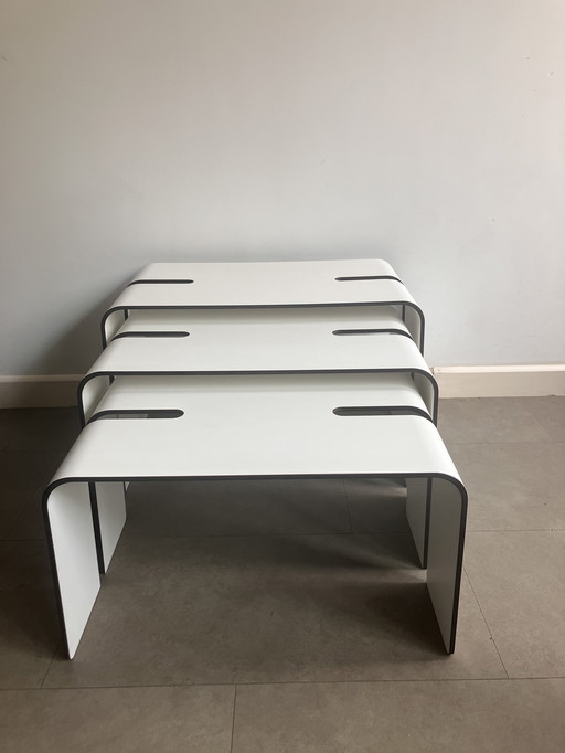 1 set of 3 side tables Kay Thoss