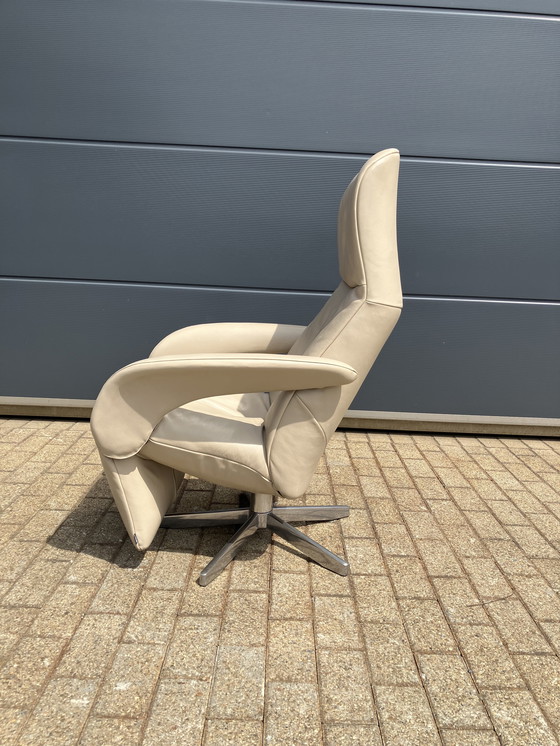 Image 1 of Jori Symphony Medi Mono-move recliner Beige Lipano leather