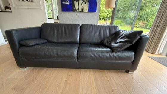 2 Canapés Intemporels en Cuir par Durlet, Modèle Rendez Vous – Leather, Wood (photo 7 of 9)
