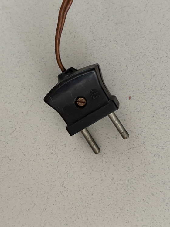 Image 1 of Lámpara escandinava de listones de madera años 70