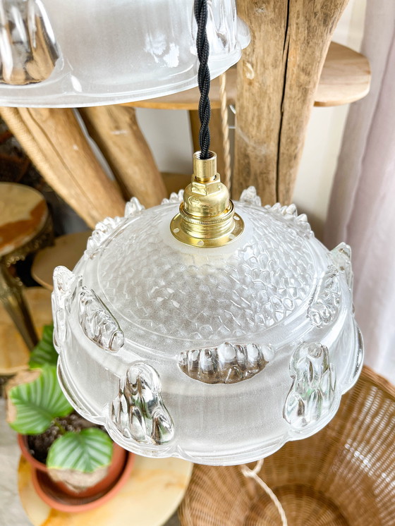 Image 1 of EZAN Vintage Glass Globe Pendant Customizable