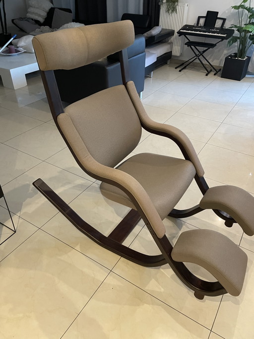 Echte ergonomische Gravity Balans stoel (STOKKE /Variet) – schommelstoelen, Textile, Wood