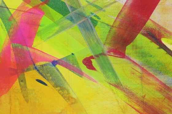 Image 1 of Parscha MIRGAWAMEDDIN - Confetti Cannon XXL - Artist's Canvas