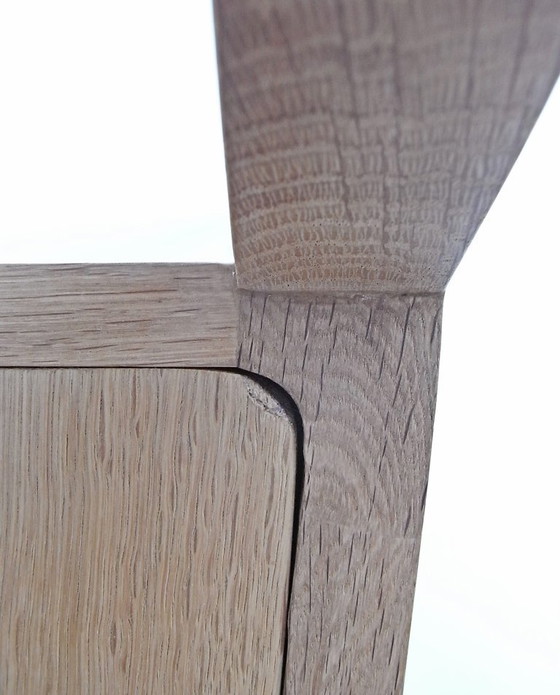 Image 1 of Giulio & Giulia, set di 2 sedie di Lambert Home, in rovere naturale, pezzi unici!!