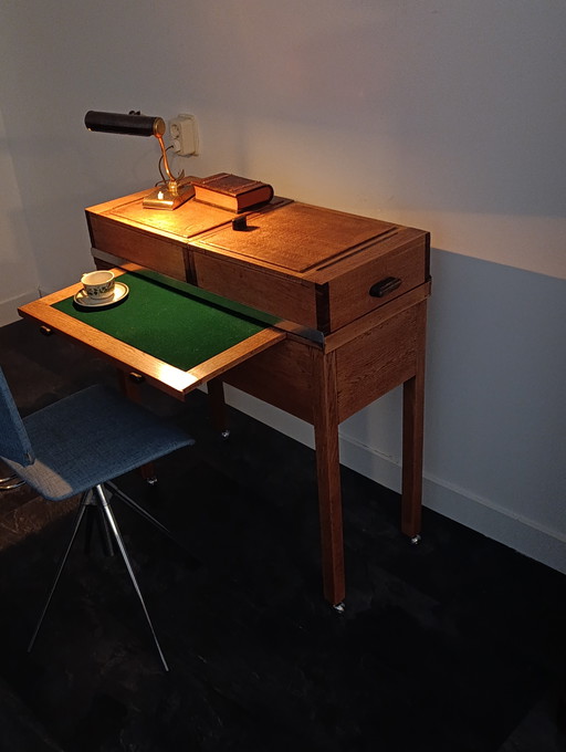 Bureau rétro vintage Table de couture Meuble à boissons