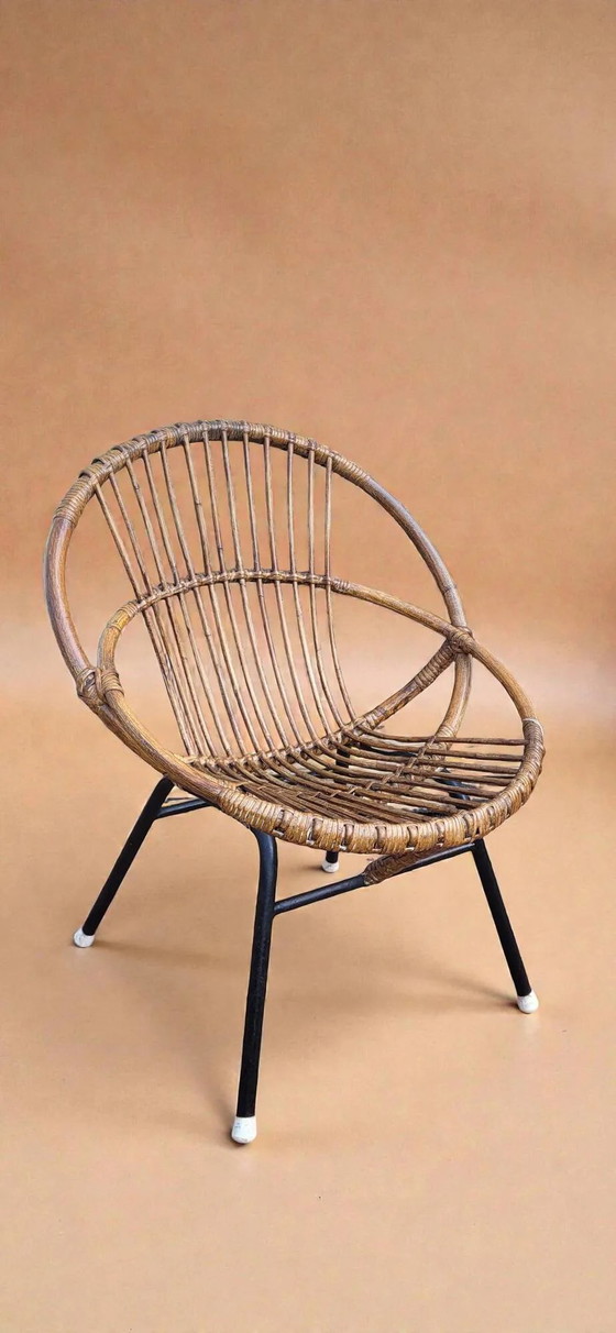 Rattan-Schalenstuhl – Gartenstühle, Wicker (photo 7 of 7)