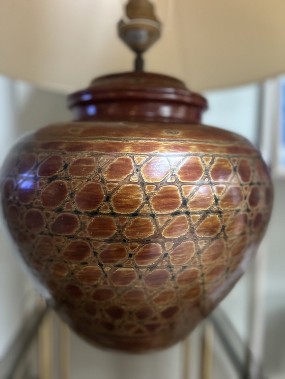 Image 1 of Lampe de table vintage en bambou (années 1980/1990)