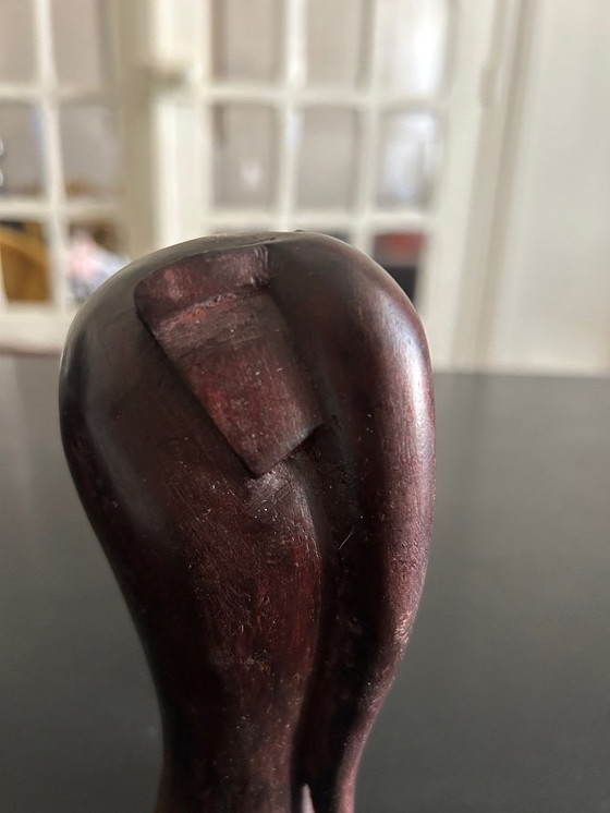 Image 1 of geschnitzter Holzelefant