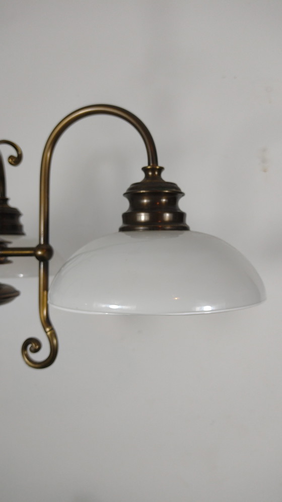 Image 1 of Vintage kroonluchter kleur Messing