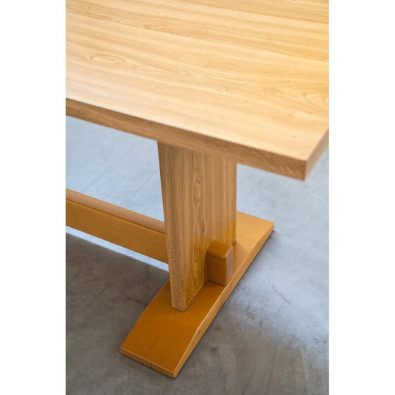 Image 1 of Vintage table with oakwood laminate top, 1970s