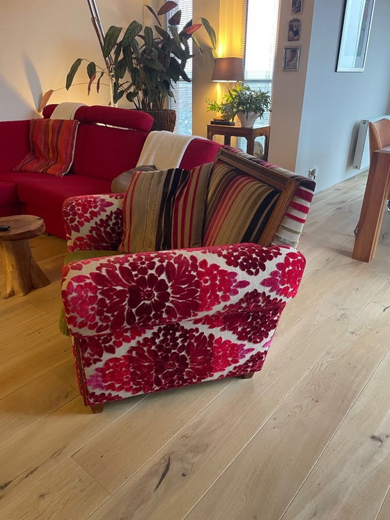 Image 1 of 2 sedie di design con tessuto Tricia Guild