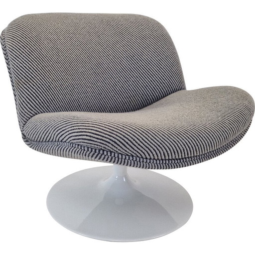 Poltrona vintage modello 508 in legno e metallo di Geoffrey Harcourt per Artifort, 1970