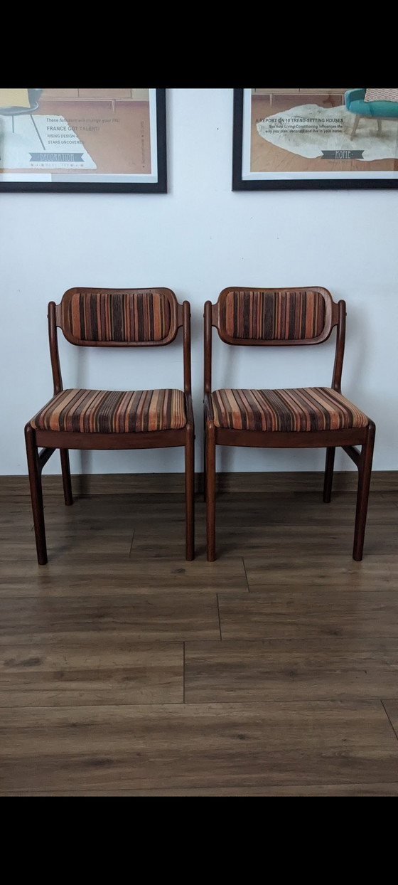 Image 1 of 6 chaises vintage design scandinave 