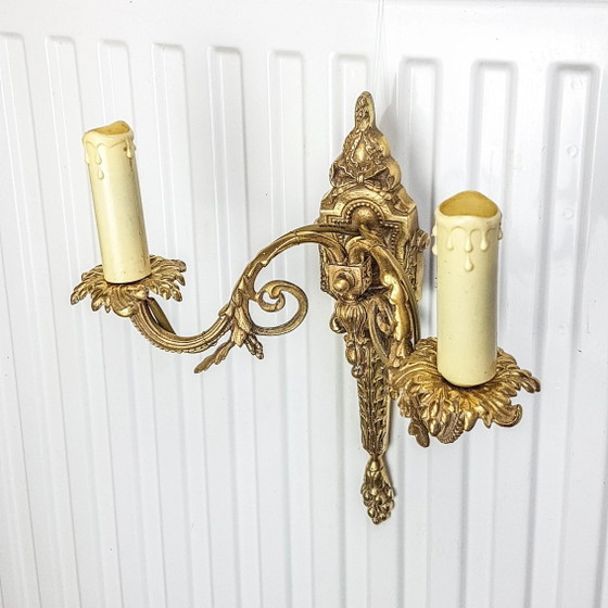 Wandleuchte aus Bronze - Empire-Stil - Elegante antike Beleuchtung – Klassiek (photo 3 of 10)