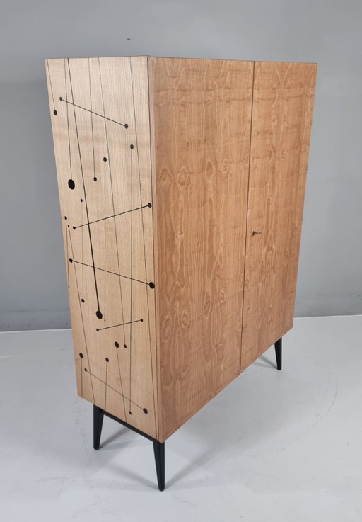 Armadio vintage in frassino, anni '70