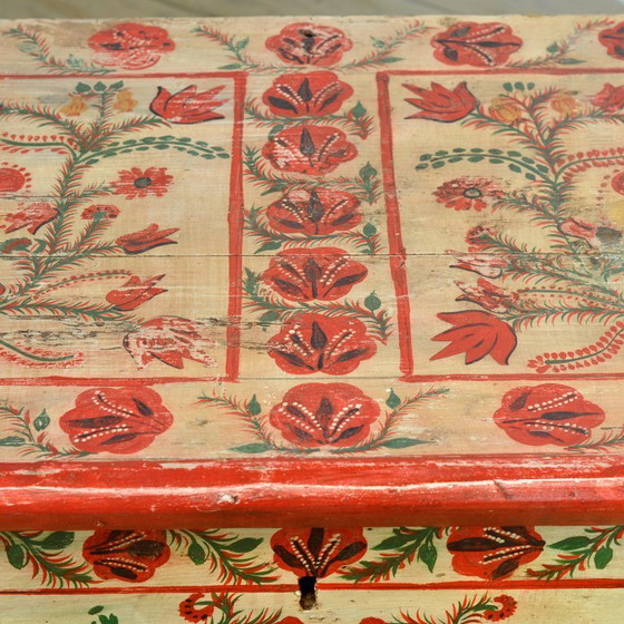 Image 1 of Baule nuziale in stile folk, circa 1950