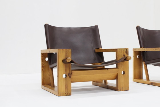 Image 1 of Fauteuils vintage Ate van Apeldoorn Houtwerk Hattem 1960