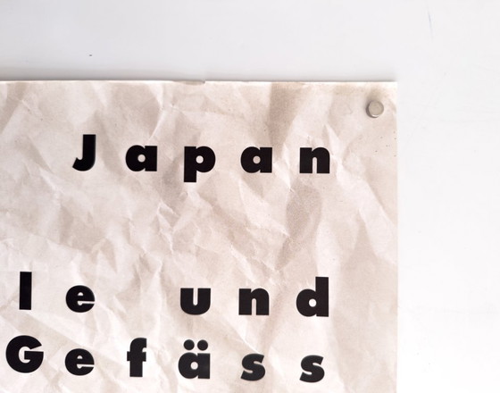 Image 1 of 🧧 Japon – Hülle und Gefäß – 1992 – Affiche originale A0 de Mendel & Oberer | 118,9 × 84,1 cm | Allemagne
