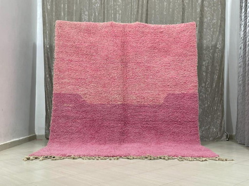 Marokkanischer Teppich aus Naturleinen, 250 x 200 cm