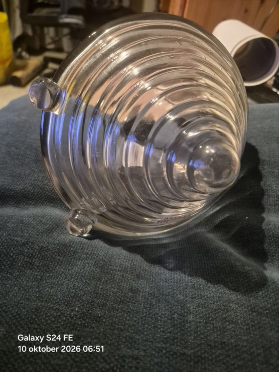 Danish Art Deco decanter Kastrup Holmegaard – Glass & Decanter, Glass, Metal (photo 7 of 7)