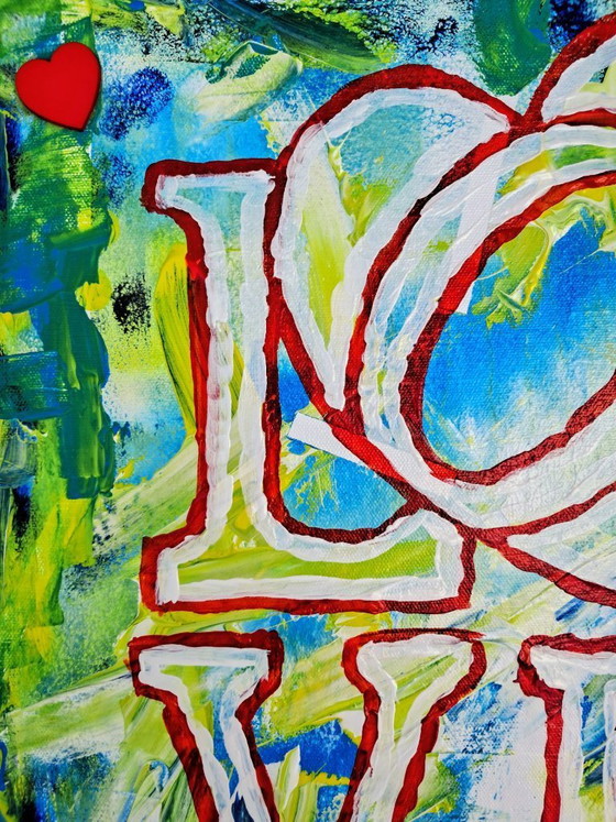 Image 1 of Enzo SAN MARCO - Love Inclusive 2 ® - Urban Jungle - Artist's painting