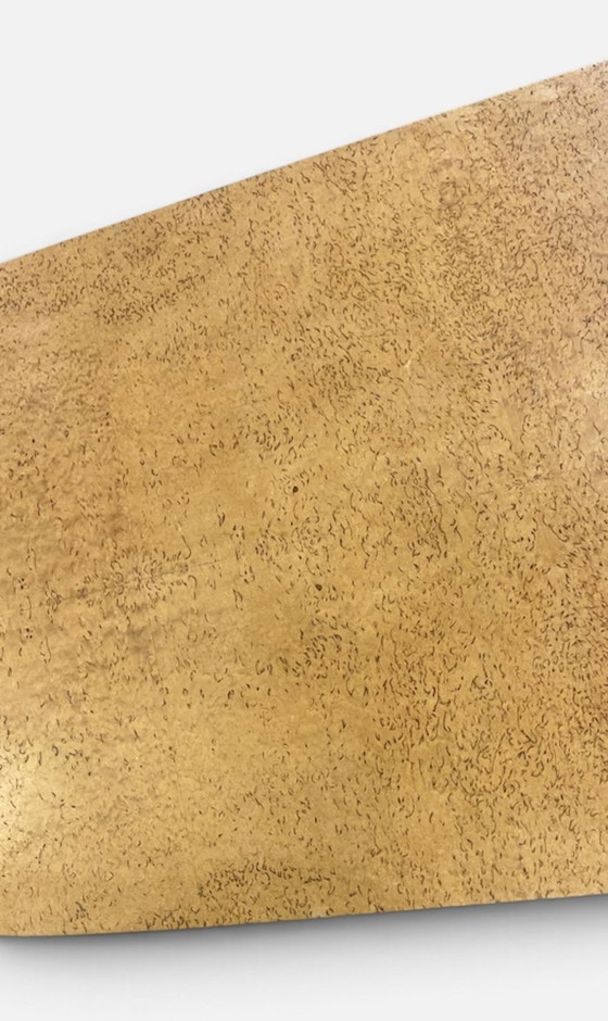 Organic style Coffee table in walnut burl, France circa 1950., Wood, Brown (photo 6 of 6)