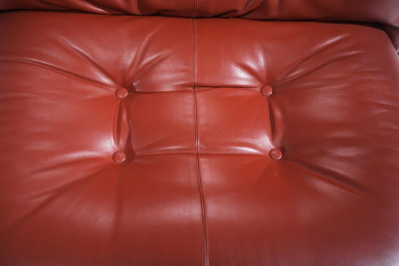 Image 1 of Fauteuil lounge Soriana vintage avec cuir neuf par Afra E Tobia Scarpa - Cassina