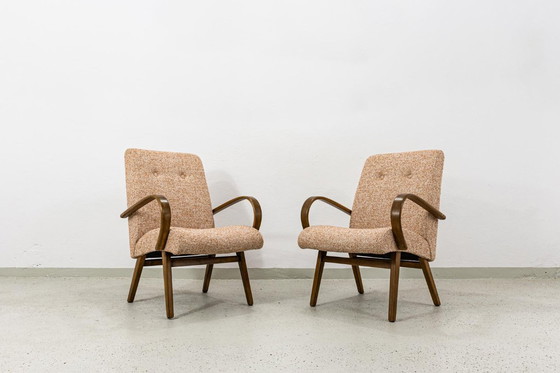Image 1 of Paire de fauteuils Type 53 par J. Smidek pour Ton, Tchécoslovaquie, années 1960