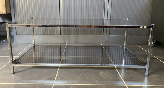 Tavolino da Caffè Doppio Piano Vetro Cromo Stile Bauhaus Vintage 1970 – Tavolini da caffè, Metal (photo 16 of 18)