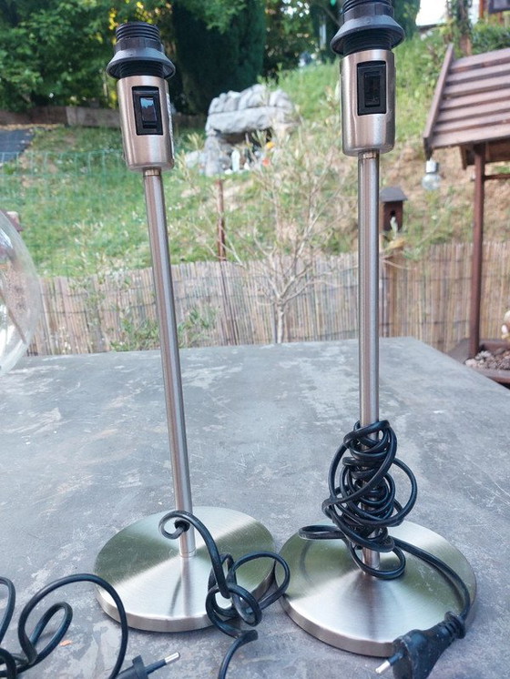 Image 1 of Metal Lamp Base Ikea Sweden