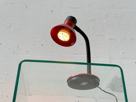 Image 1 of Lampada da tavolo con braccio flessibile nero di Lumes Lamps, anni '80.