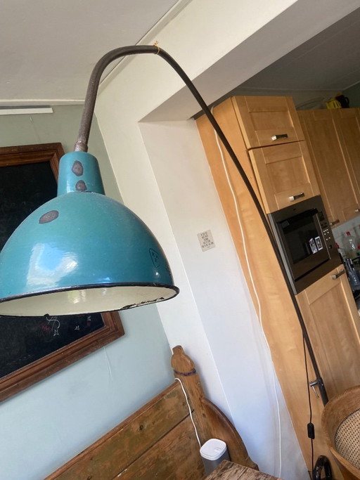 Lampada ad arco industriale – vloerlampen, Cast Iron, Metal