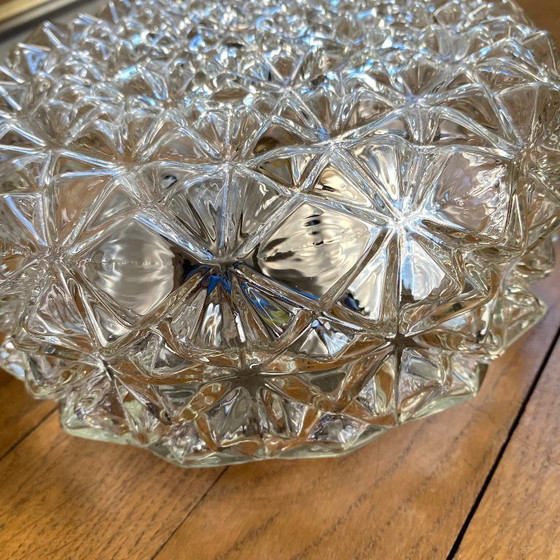 Image 1 of Lampada da parete/soffitto in vetro vintage degli anni '70 o '80