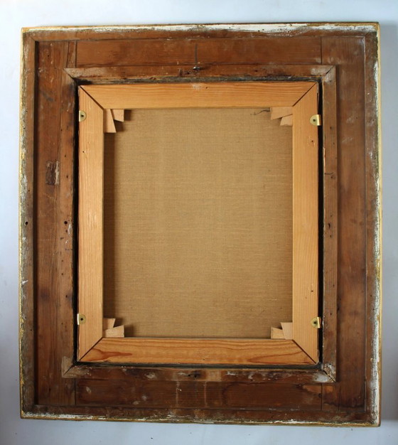 Image 1 of Porträtgemälde einer jungen Dame mit Hut im Stil der Mid-Century-Moderne aus dem 19. Jahrhundert