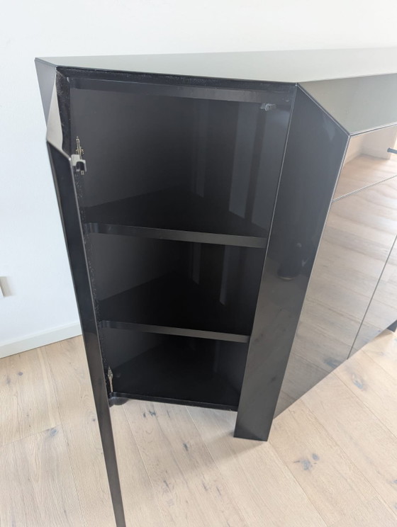 Image 1 of Commode/buffet/haut de commode Interlübke de haute qualité - laque noire piano