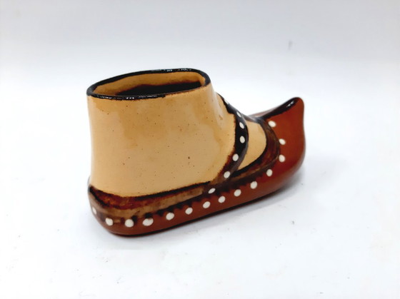 Image 1 of Scarpa vintage in ceramica smaltata