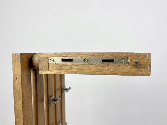 Image 1 of Midcentury modern houten wand kapstok 