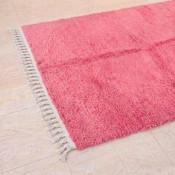 Alfombra bereber tradicional hecha a mano, rosa, 150/250 cm – Aime Té, Wool (photo 8 of 8)