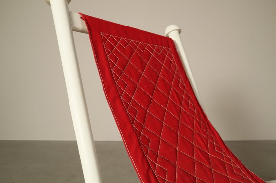 Image 1 of Gilles Sermadiras for Maison et Jardin, “Deauville” rocking chair, France