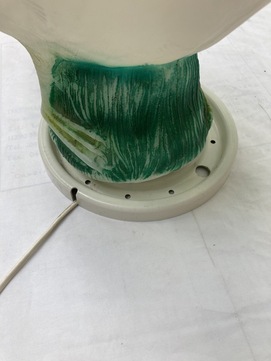 Image 1 of Grote 80's ganzenlamp op metalen voet