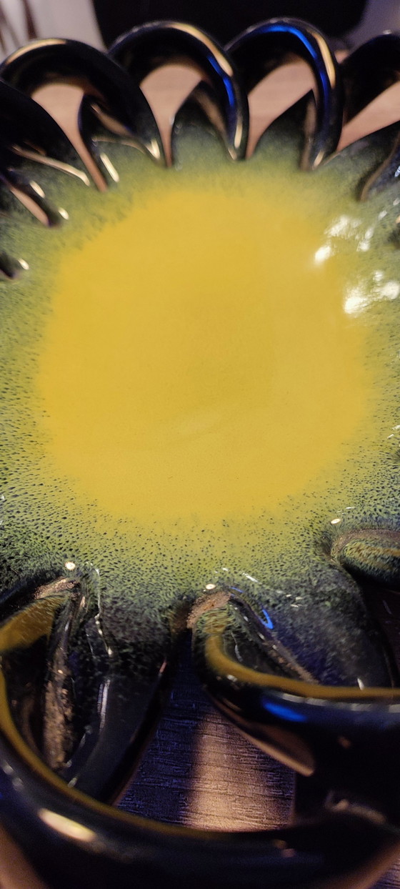 Image 1 of Frutero de cerámica retorcida Ceramidi (talleres de Vallauris)