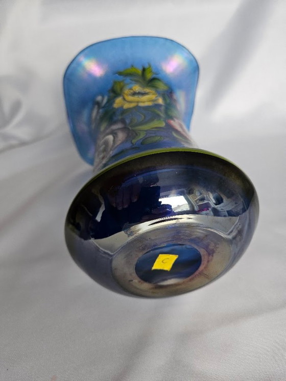 Vaso in vetro Art Nouveau antico – Glashüttenwerke Buchenau / Attribuito a Betty Hedrich (c. 1900) – Vasi (photo 11 of 14)
