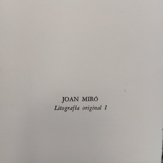 Image 1 of Miró, Joan - L`Astre bleu - Mourlot 857 - Litografía color