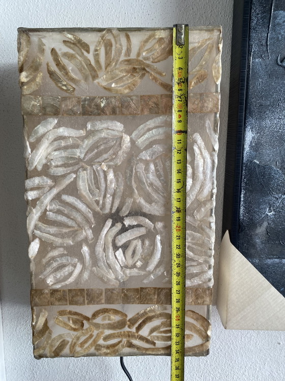 Applique murale en coquille d'huître – Décoration unique faite à la main 🐚✨ – Appliques murales, Fiberglass (photo 5 of 7)