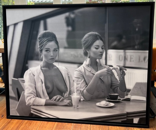 BANANA SHAKE Ruslan Lobanov 150cm x 120cm cadre de cuisson noir mat