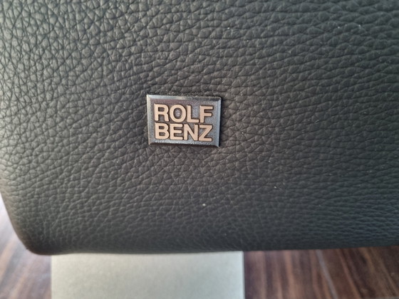 Image 1 of Rolf Benz 2.5-seater sofa in black leather