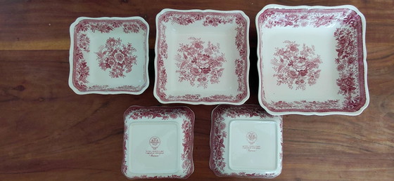 Image 1 of Villeroy & Boch "Fasan Rot" Porzellan - 111 Teile