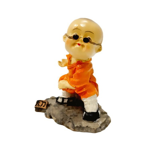 Figurine en albâtre vintage Sensei Ritchie