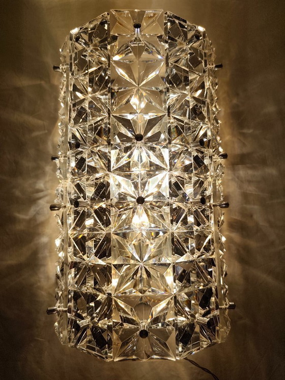 Image 1 of Applique da parete in cristallo. Germania, anni '70.